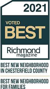 Voted best new neighborhood chesterfield county 2021