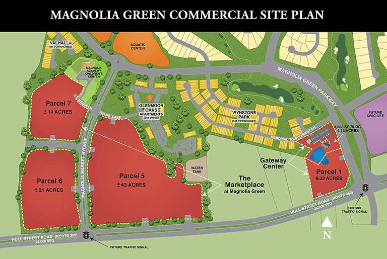 Magnolia Green Commercial Site Plan