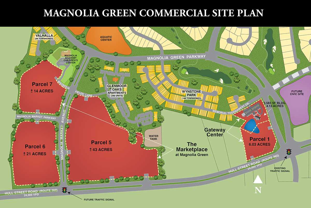 Magnolia Green Commercial Siteplan