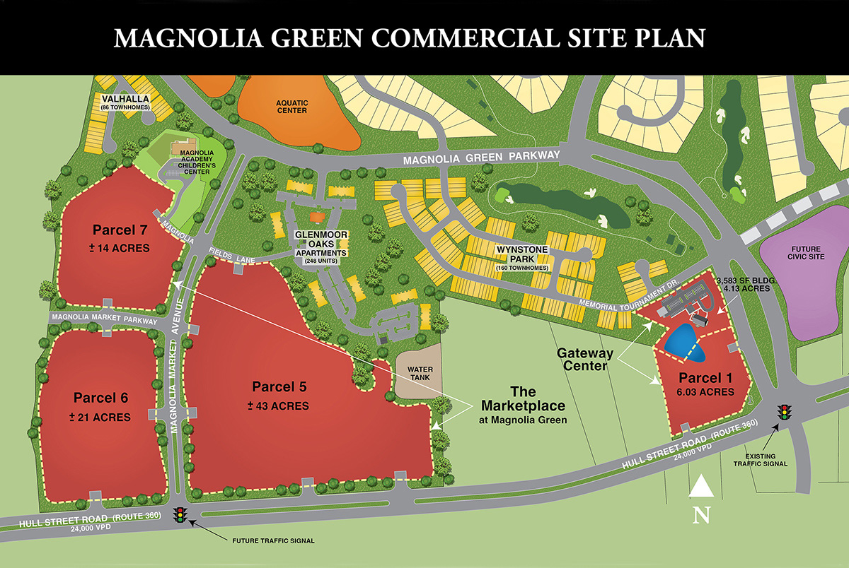 Magnolia Green Commercial Siteplan